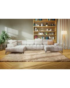 Velika garnitura u obliku slova U s električnom funkcijom, Kyoto XXL