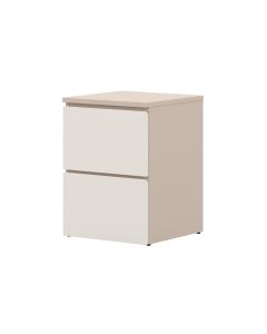 Noćni ormarić s 2 ladice, Oskar Lux 2