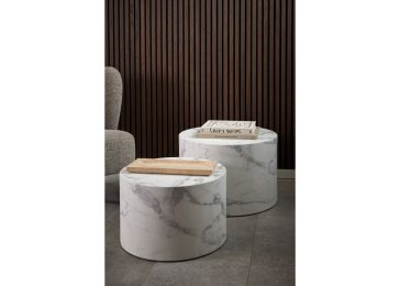 Set okruglih klub stolića fi 58, Dice