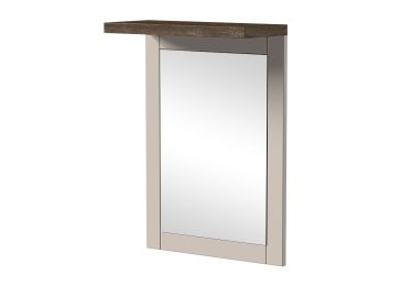 Ogledalo s rasvjetom hrast cognac, Amelia