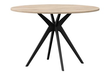 Stol okrugli fi 120, crno, Aruna