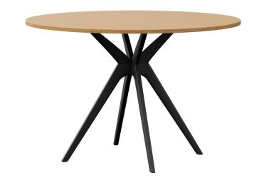 Stol okrugli fi 120, crno, Aruna