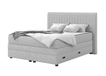 Boxspring krevet s ladicom i madracem, Bari