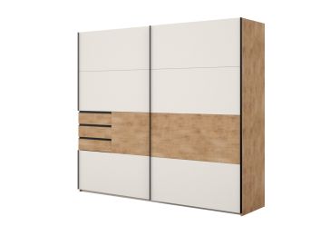 Klizni ormar 220x250 3L, crna, Cvita Next