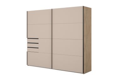 Ormar klizni 220x250 3L, crna, Cvita Next