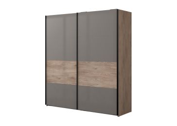 Klizni ormar, 220x200, crna, Cvita Next 