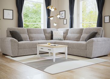 Kutna garnitura na razvlačenje, Dora max, siva, Prima namjestaj, online