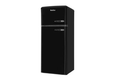 Samostojeći hladnjak sa zamrzivačem Amica KGC15634S crni retro