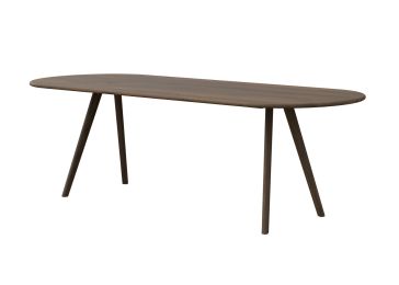 Stol drveno postolje, Lamer Oval