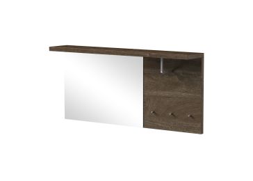 Zidna vješalica s ogledalom i rasvjetom, Liberta