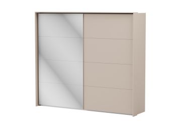 Ormar klizni, kašmir mat s ogledalom 257x224, Cvita Next