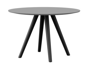 Stol okrugli fi 120, crno, Ondo Vero Eli