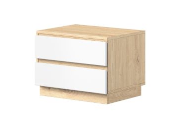 Noćni ormarić 2L hrast ontario, Oskar Lux