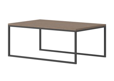 Klub stolić 110x70 cm antracit, Quadro