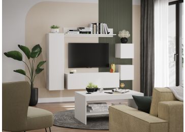 Regal za dnevni boravak, Riva bijelo S1