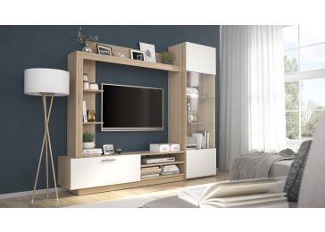 Regal za dnevni boravak bijelo, Rio