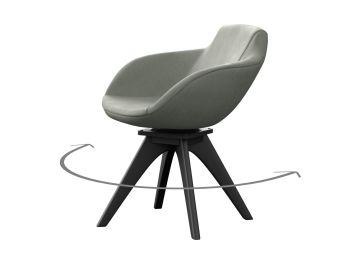 Fotelja, tip A crno, Sahara