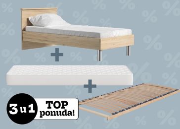 Drveni krevet 3u1, Paola