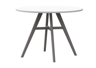 Stol okrugli fi 100, sivo, Teo