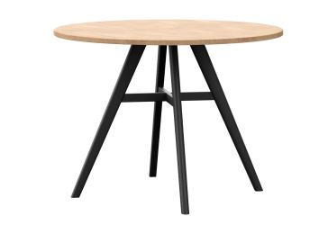 Stol okrugli fi 100, crno, Teo