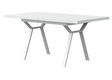 Stol na razvlačenje, bijelo, Zula