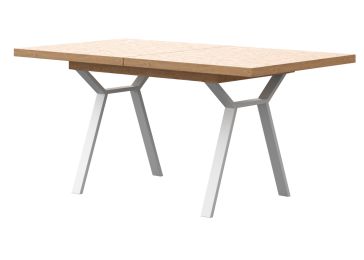 Stol na razvlačenje, bijelo, Zula