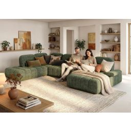 Modularna kutna garnitura u obliku slova U, Akita XXL