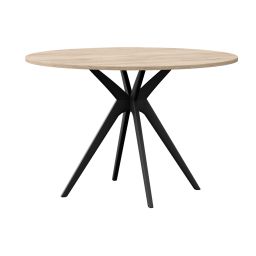 Stol okrugli fi 120, crno, Aruna