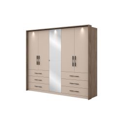 Ormar 224x255 sa 6 ladica, 525 crna 256, Cvita Next