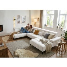 Velika garnitura u obliku slova U s električnom funkcijom, Kyoto XXL