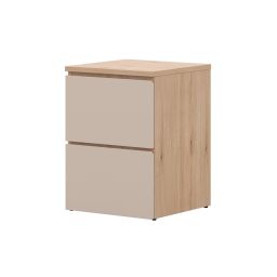 Noćni ormarić s 2 ladice, Oskar Lux 2