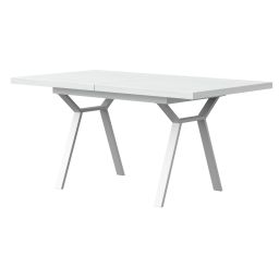 Stol na razvlačenje, bijelo, Zula