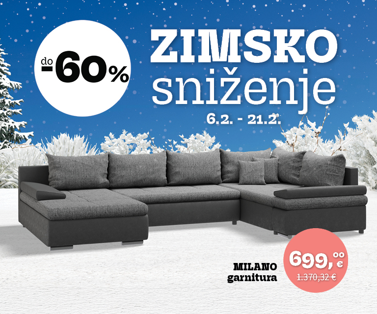 Uhvatite zadnji val velikog Zimskog sniženja i uštede do -60%