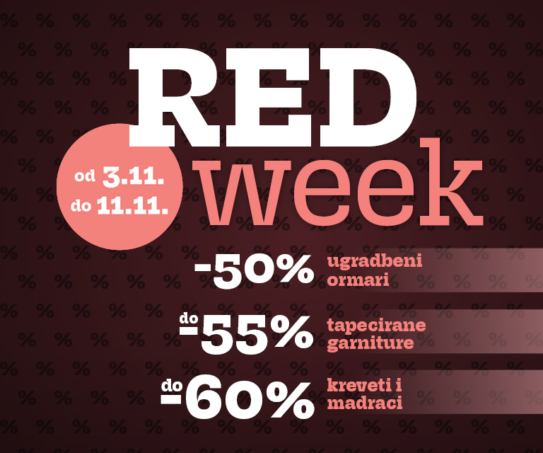 Iskoristite 60% uštede uz Red week akciju